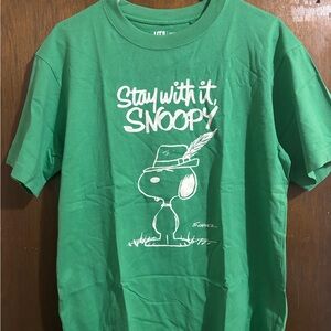 Green Snoopy Men’s T-Shirt